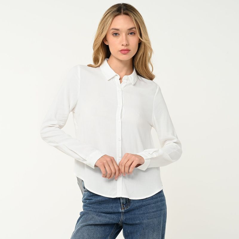 SYBILLA - Blusa Mujer con Estampado Manga larga Sybilla
