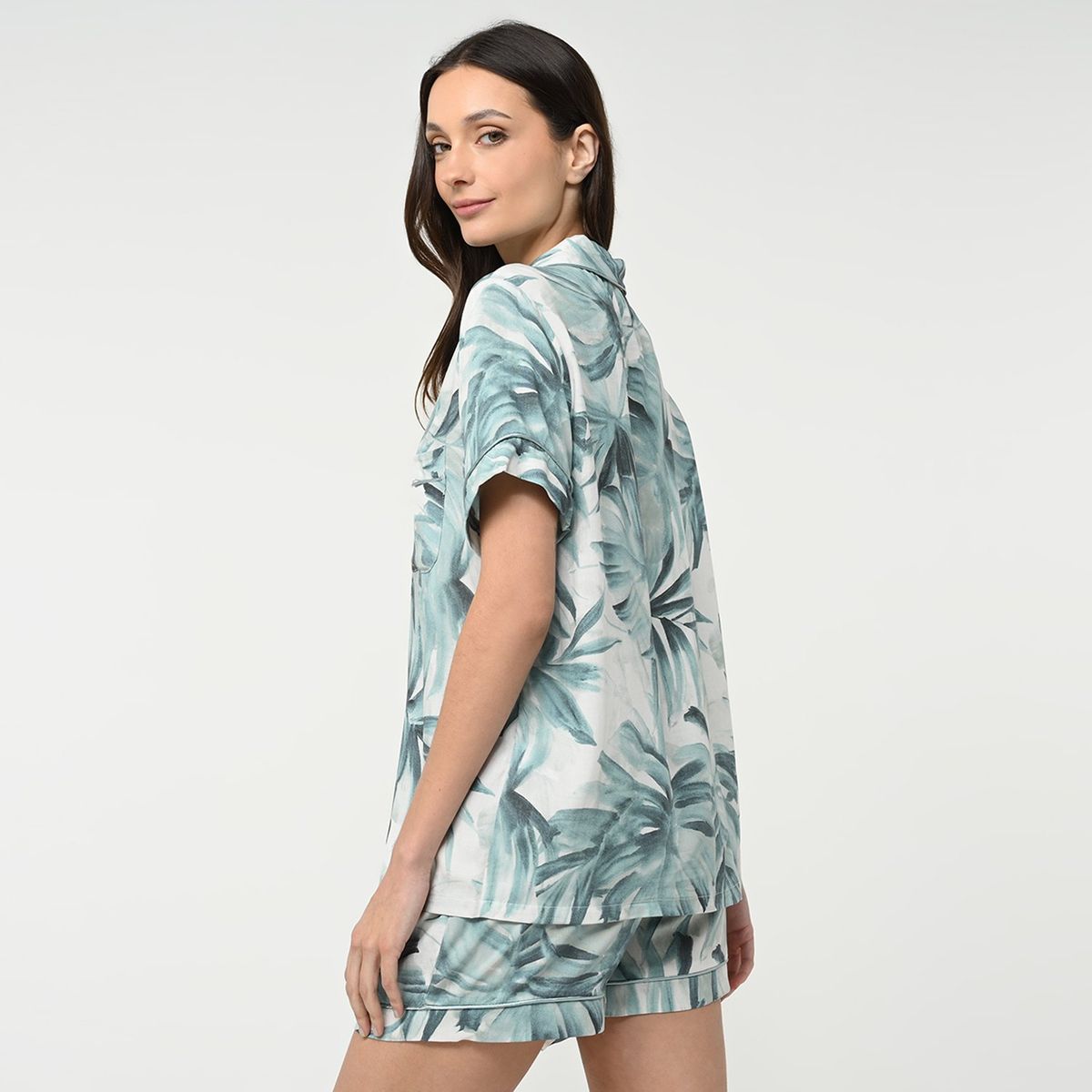BLU - Conjunto pijama mujer short y manga corta BLU