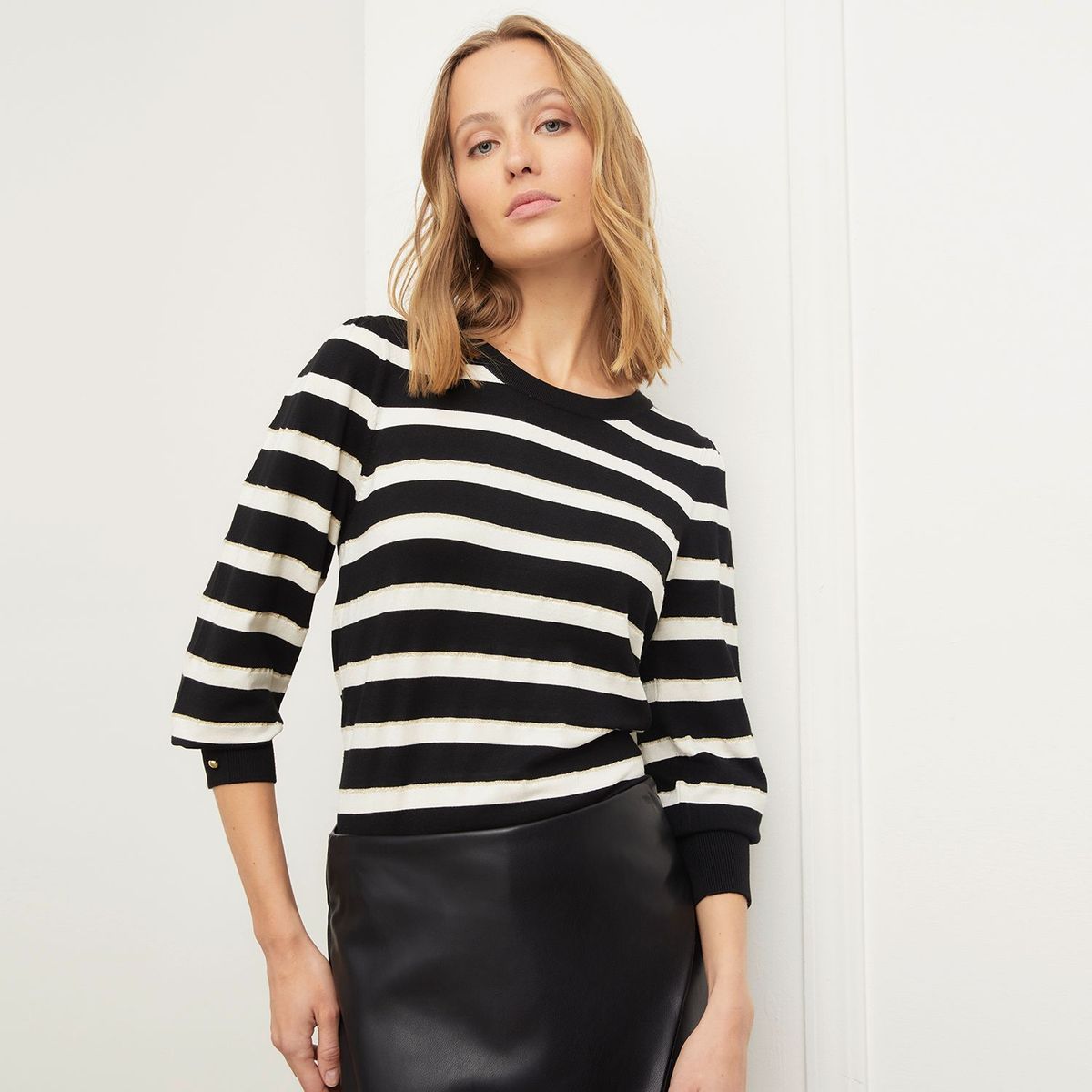 BASEMENT - Saco Mujer Tejido Basement