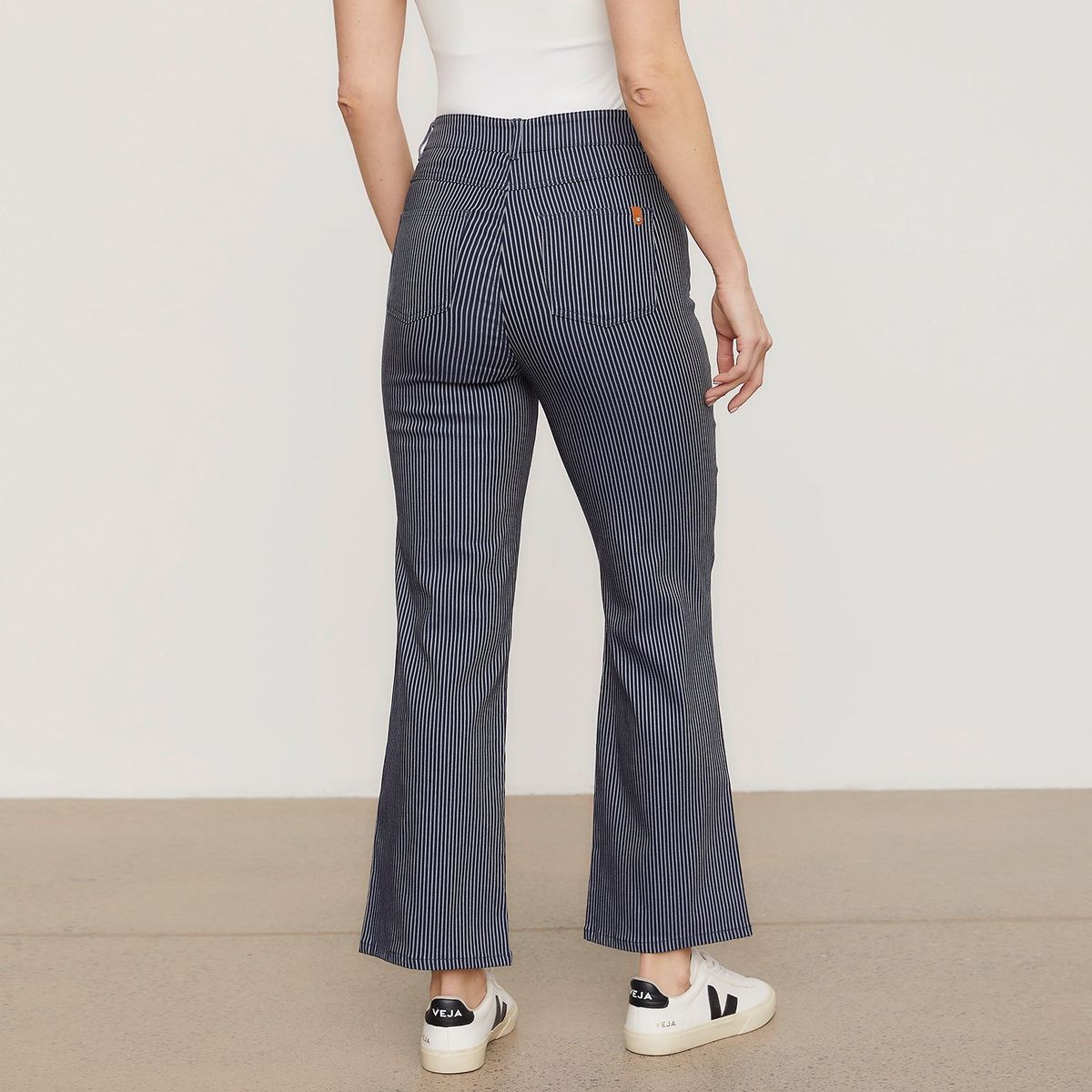 NEWPORT - Pantalón Recto Mujer Tiro alto Newport