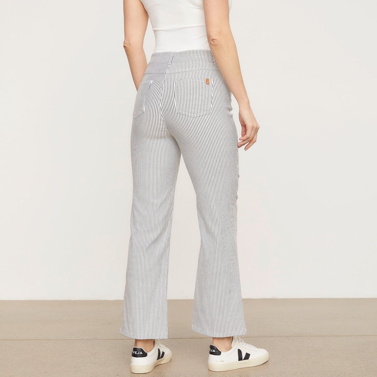 NEWPORT - Pantalón Recto Mujer Tiro alto Newport