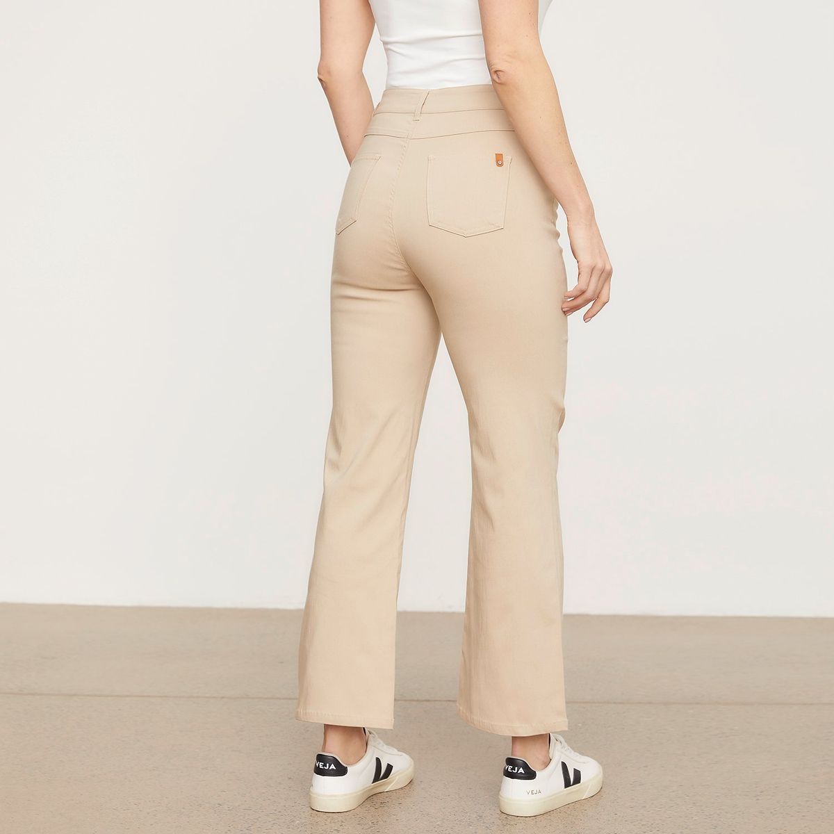 NEWPORT - Pantalón Recto Mujer Tiro alto Newport