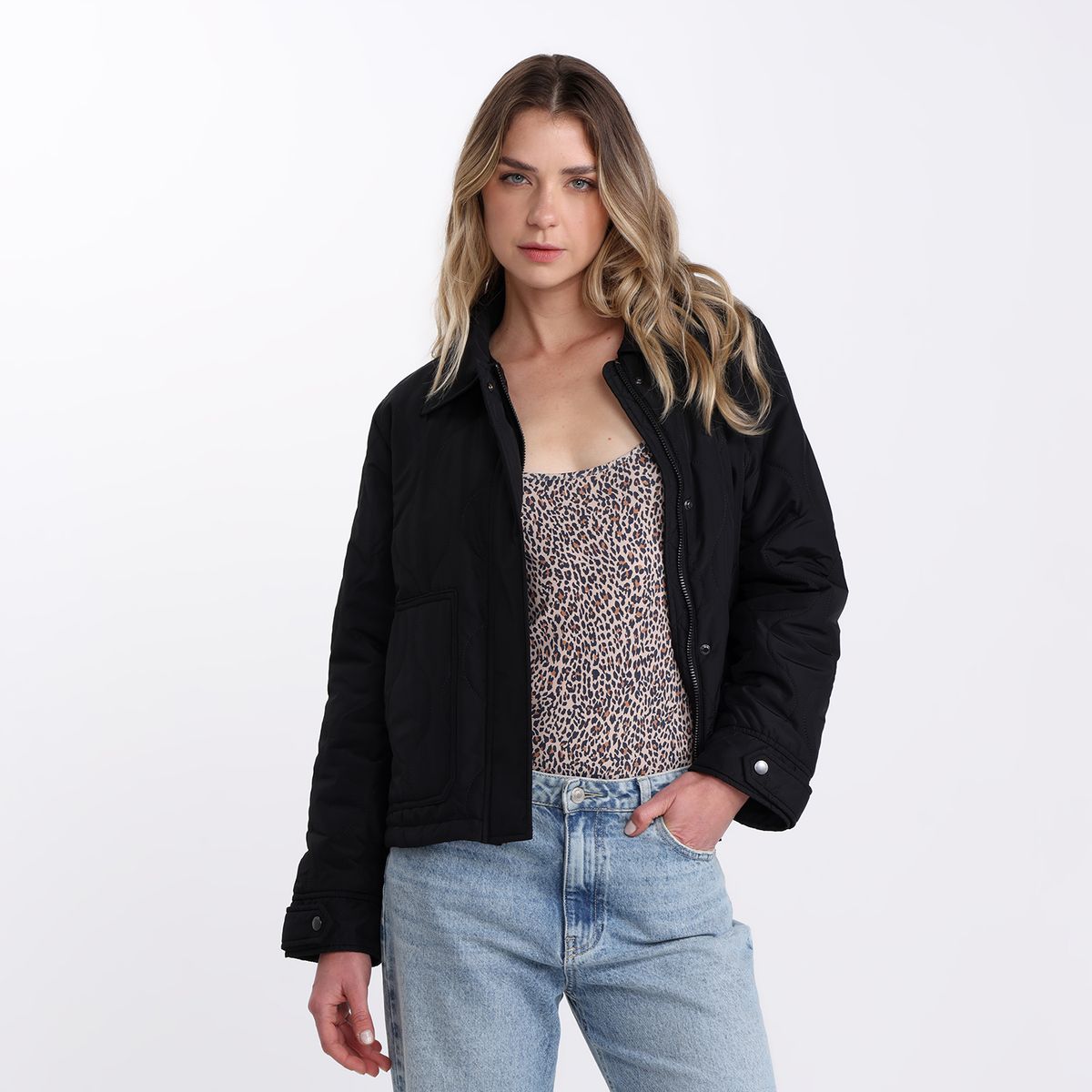 BASEMENT - Chaqueta para Mujer Acolchado Basement