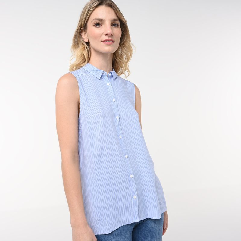 UNIVERSITY CLUB - Blusa Mujer con Estampado Sin mangas University Club