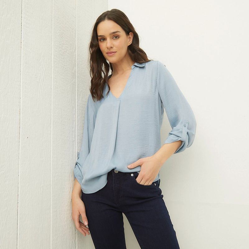 UNIVERSITY CLUB - Blusa Mujer Manga larga University Club