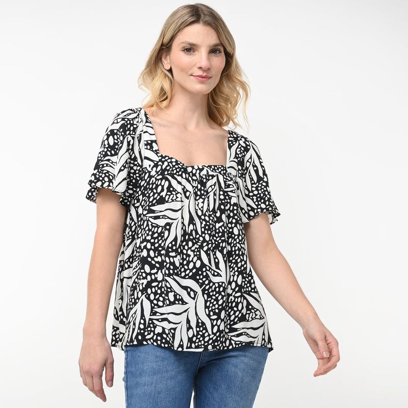 UNIVERSITY CLUB - Blusa para Mujer Manga corta University Club