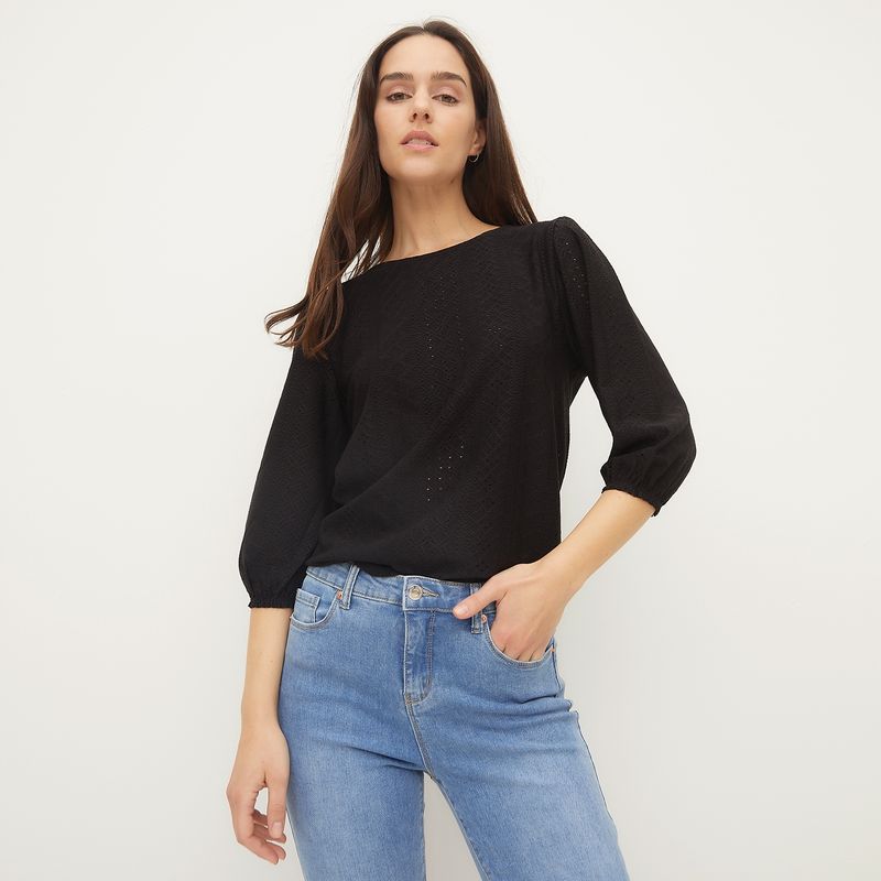 UNIVERSITY CLUB - Blusa para Mujer Manga larga University Club