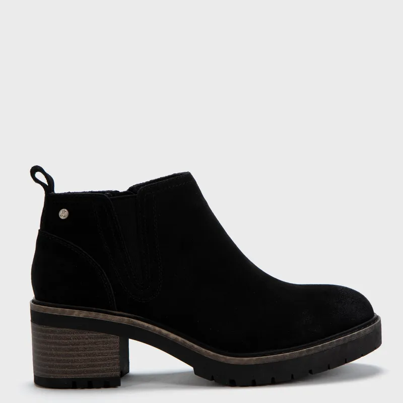 APOLOGY - Botines para Mujer con tacón Cuadrado Cemilia 2 Apology color Negro