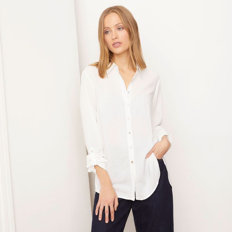 BASEMENT - Camisa Mujer Manga larga Basement