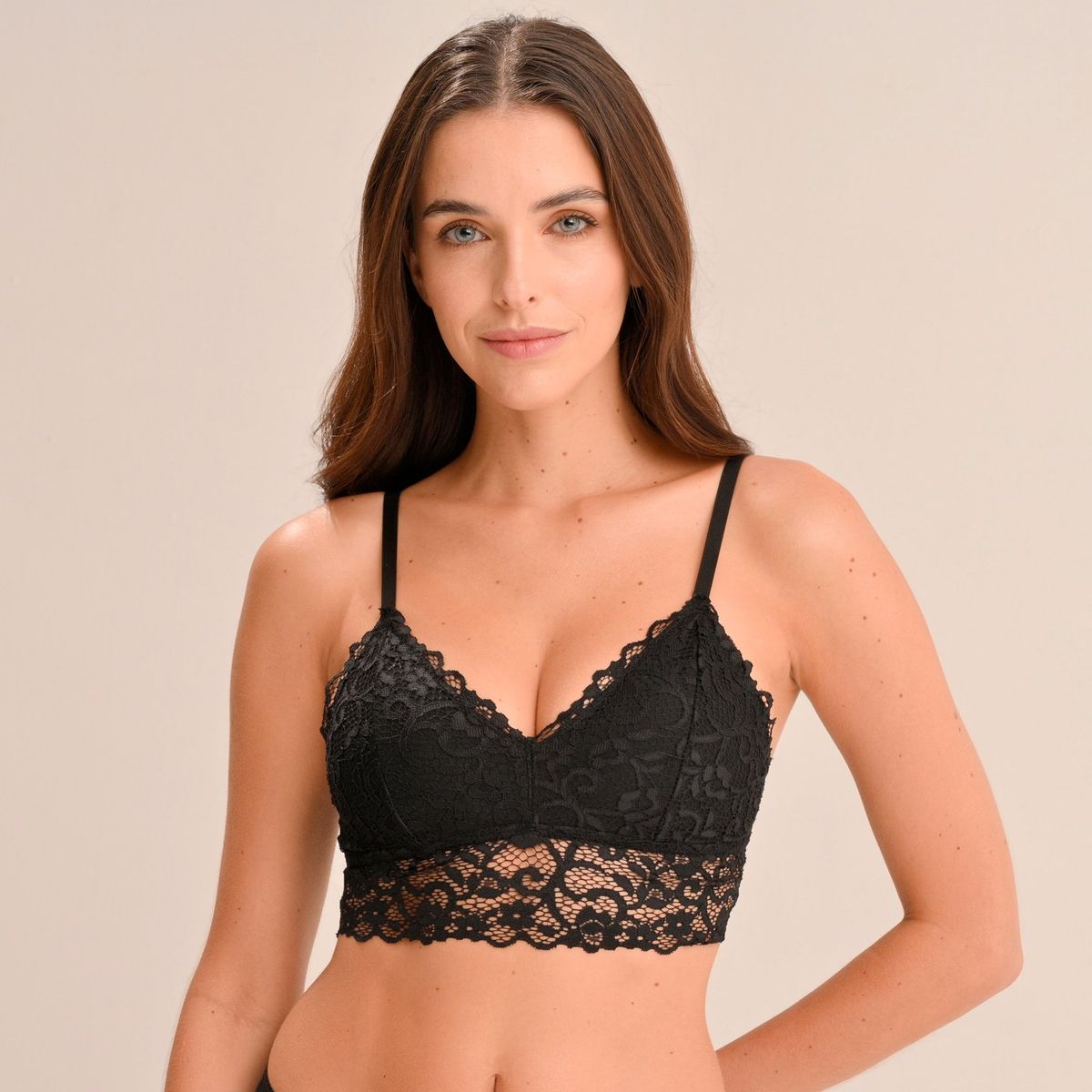 BLU - Bralette con encaje sin varilla BLU