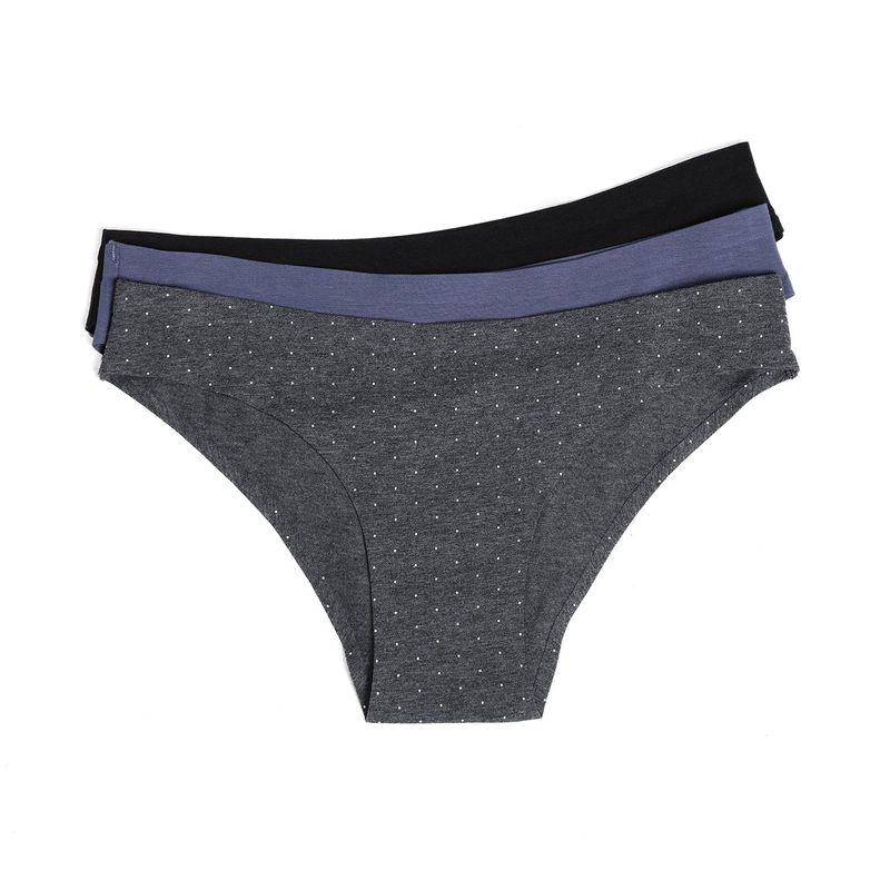 BLU - Hipsters Pack de 3 Mujer Blu 