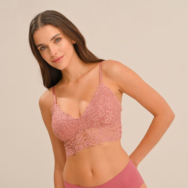 BLU - Bralette con encaje sin varilla BLU