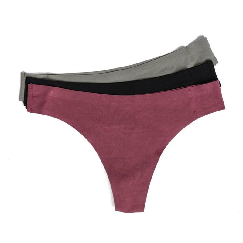 BLU - Calzón colaless Pack de 3 Mujer Blu 