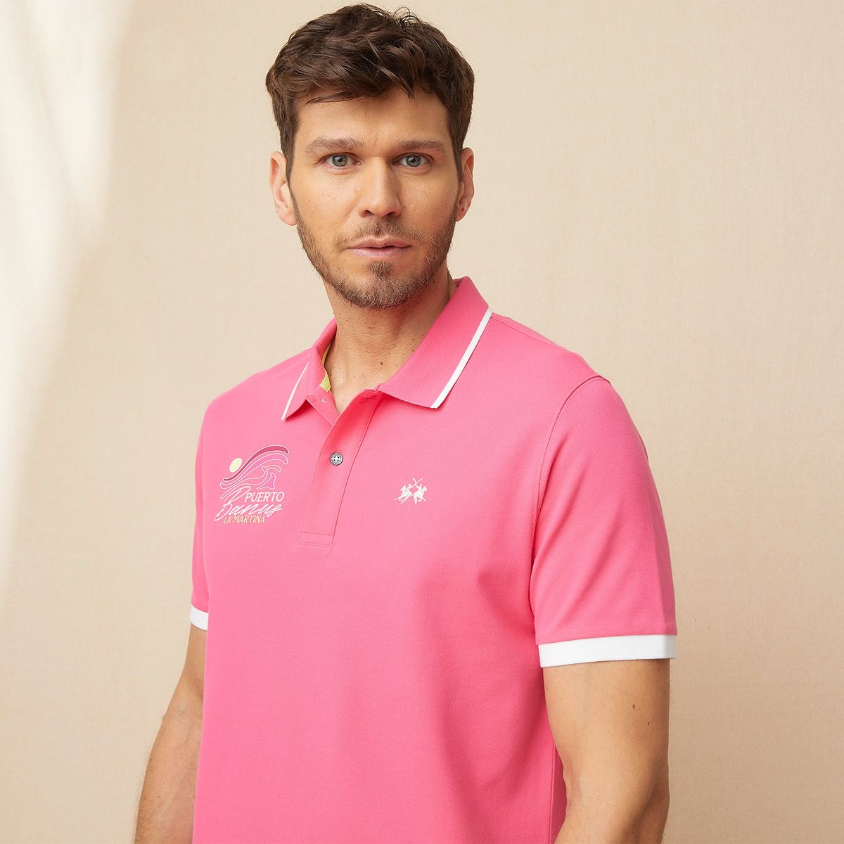 LA MARTINA - Camiseta polo Hombre Manga corta de Algodón La Martina