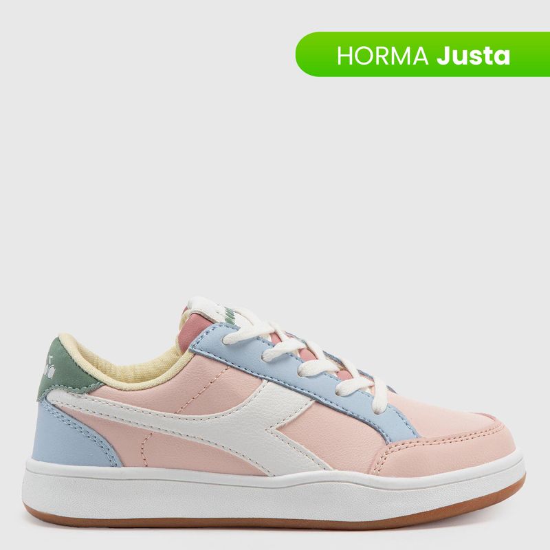 DIADORA - Tenis moda Diadora Girl Courtn para Niña Horma Justa 