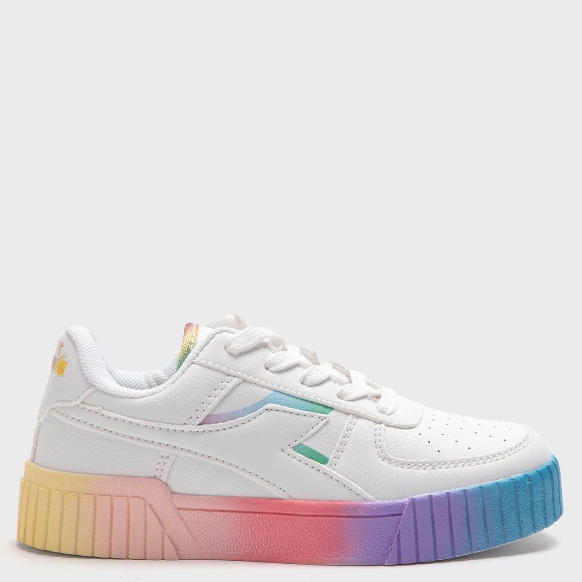 DIADORA - Tenis moda Diadora Girl Bampupara Niña Blancos Horma Justa 