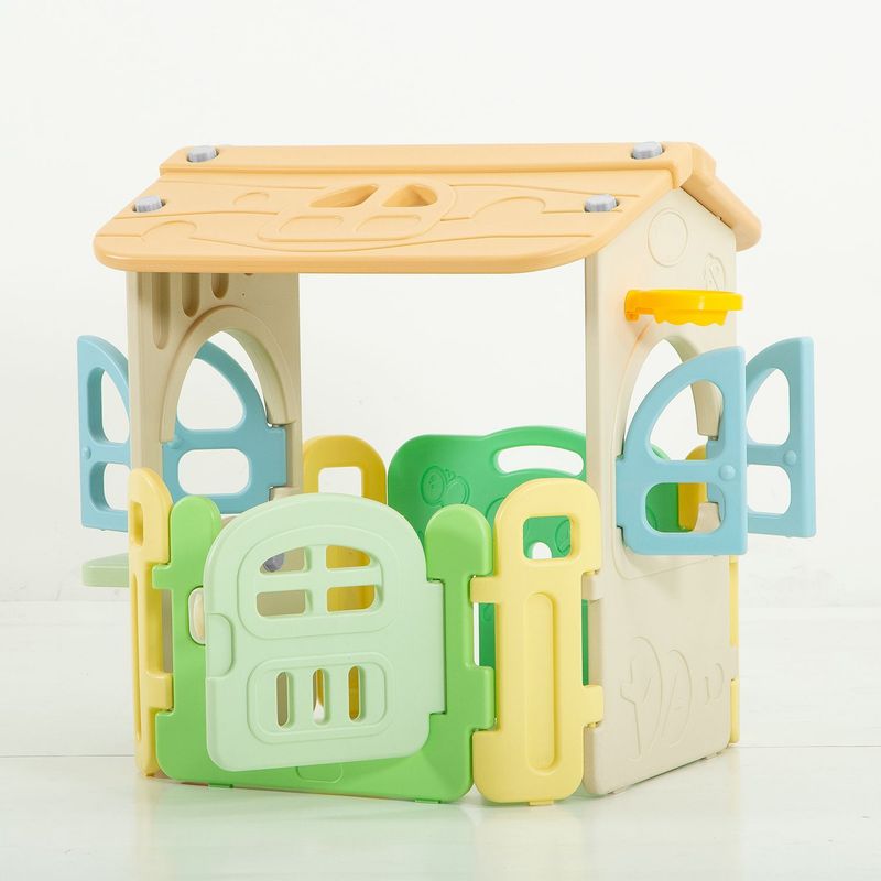 SCOOP - Casa de juegos infantil para exterior exterior de 120x100x100 cm, a partir de los 3 años 