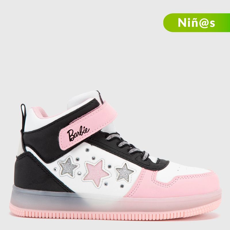 BARBIE - Tenis moda Barbie para Niña con Velcro