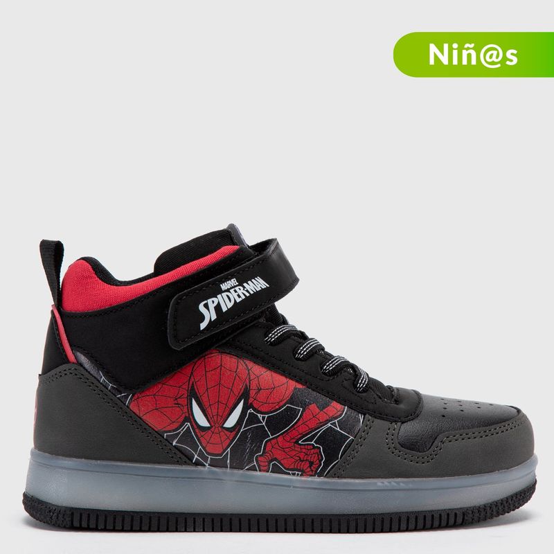 MARVEL - Tenis moda Spider Man Marvel para Niño con Velcro
