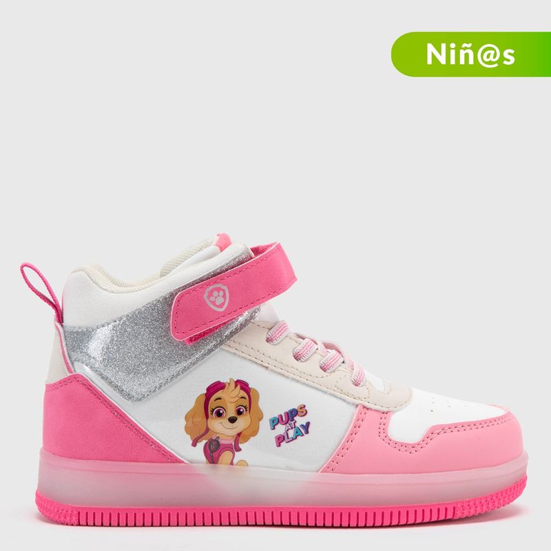 PAW PATROL - Tenis moda Paw Patrol para Niña con Velcro