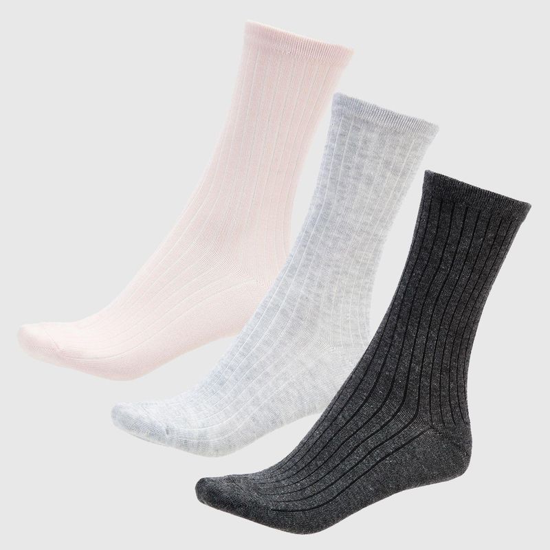BLU - Medias Mujer Medio Pack de 3 blu