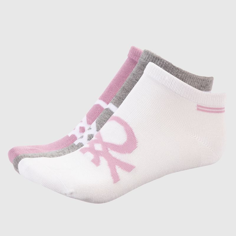 BENETTON - Medias Mujer Corto Pack de 3 Benetton