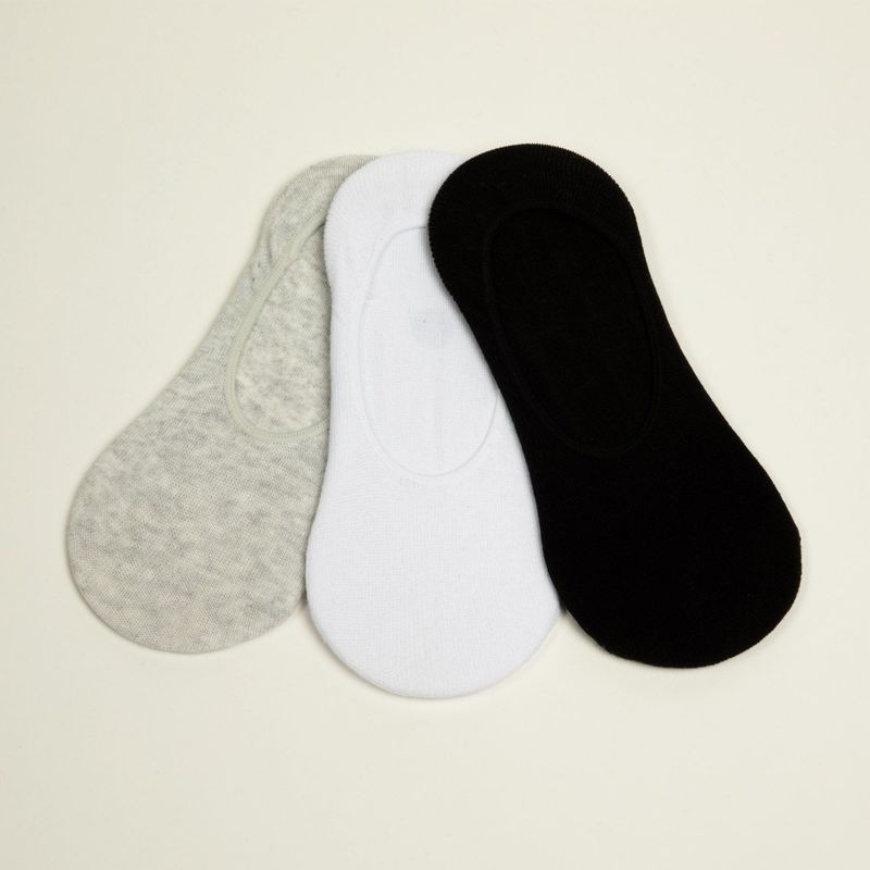 BLU - Medias Mujer Invisible Pack de 3 blu