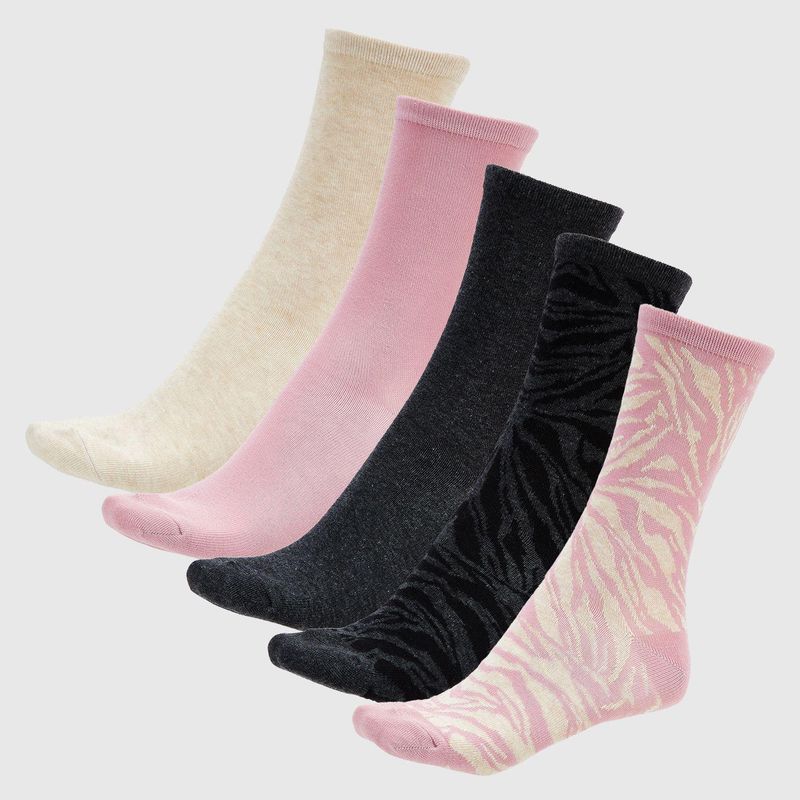 BLU - Medias Mujer Largo Pack de 5 blu