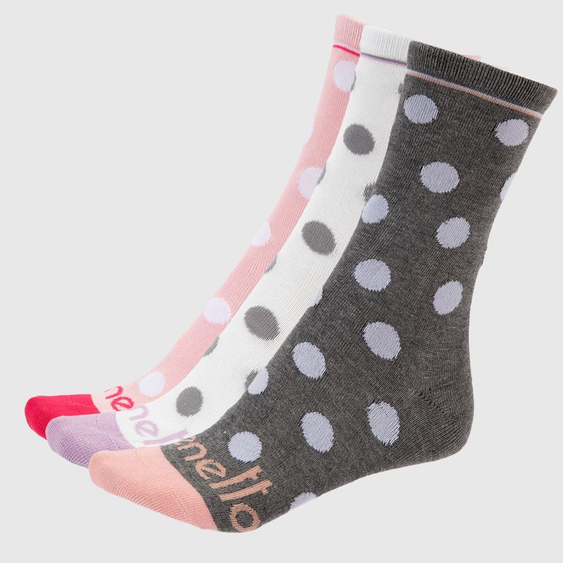 BENETTON - Medias Mujer Largo Pack de 3 Benetton