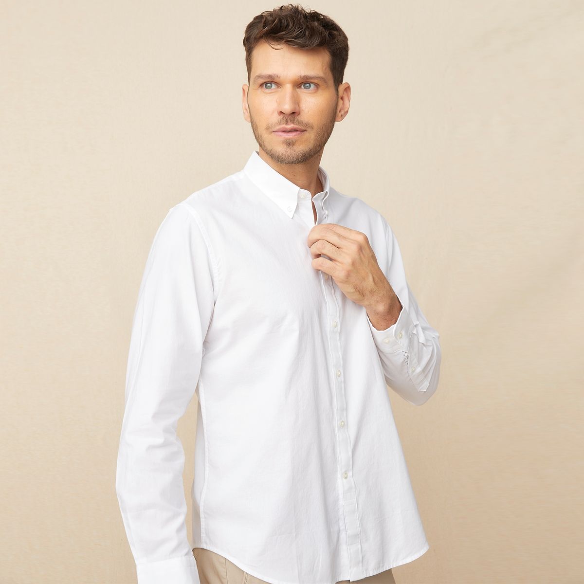 LA MARTINA - Camisa Hombre Manga larga de Algodón La Martina