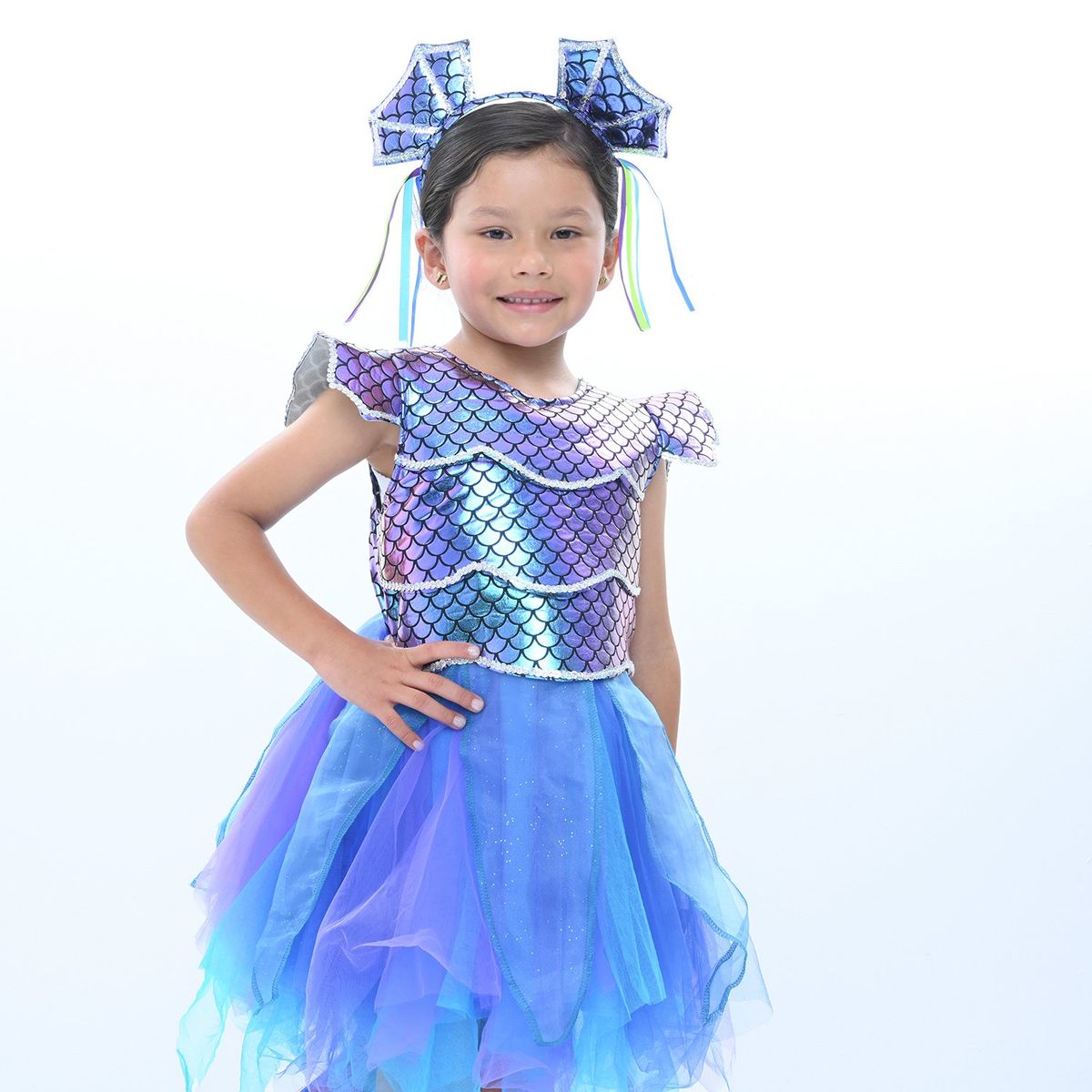 YAMP - Disfraz para niña Sirena fantasía