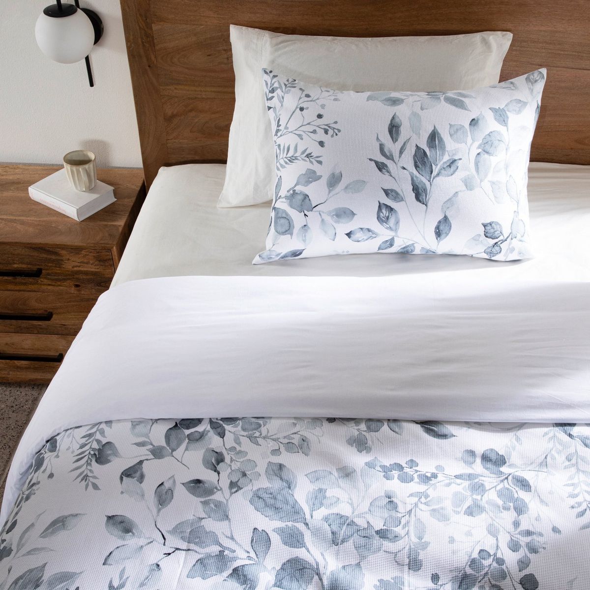 BASEMENT HOME - Funda de Duvet Estampada de Algodón con cierre de botones Basement home. Forro de Plumón Spring para cama doble, queen y king