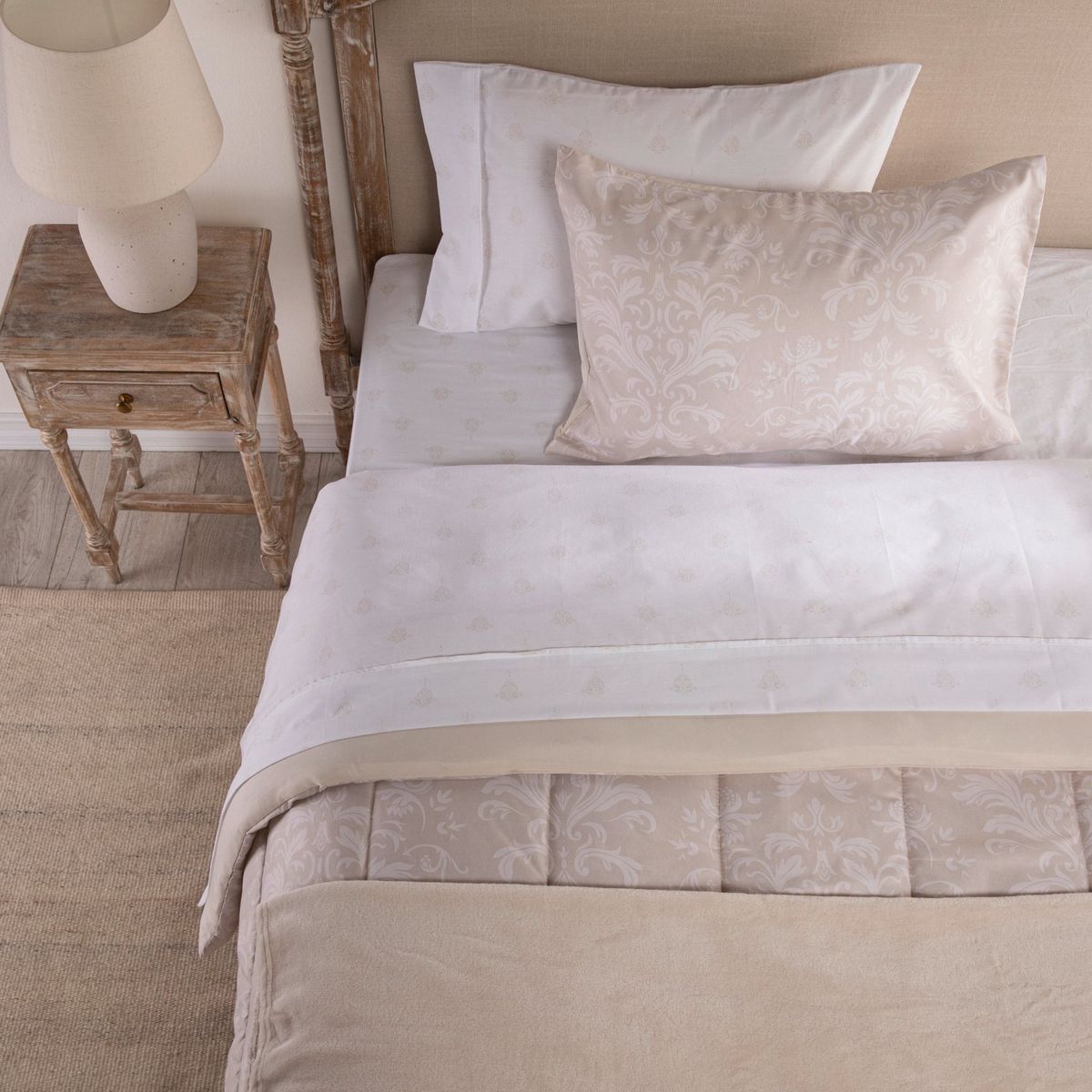 ROBERTA ALLEN - Juego de Cama Roberta Allen: Edredón + Sábanas + Manta