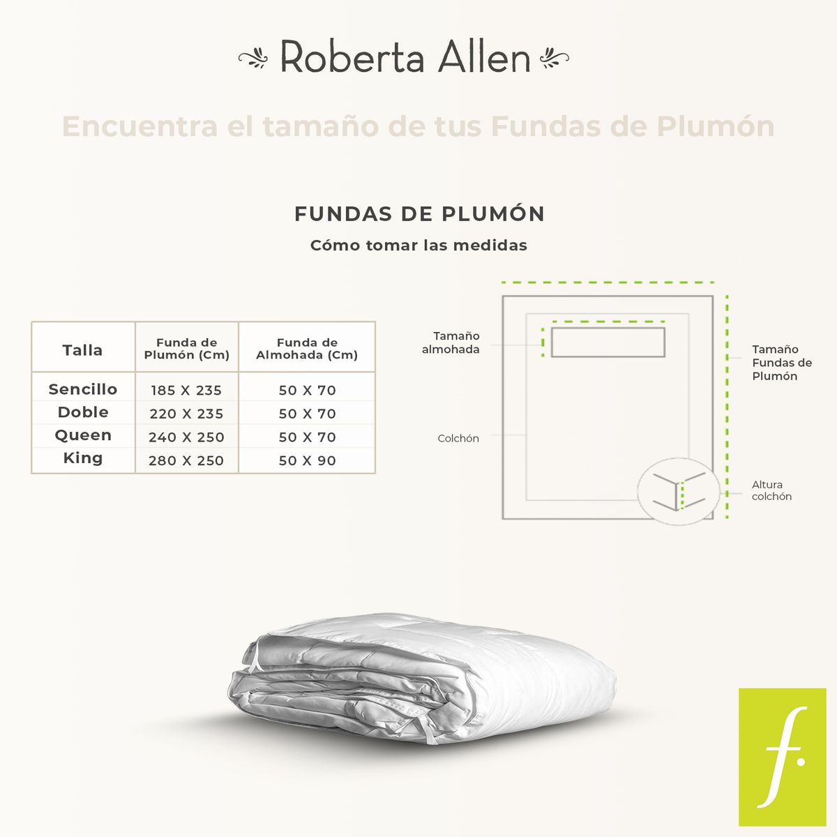 ROBERTA ALLEN - Funda de Duvet Bordada en Jacquard con cierre de botones Roberta Allen. Forro de Plumón Murcia para cama doble, queen y king