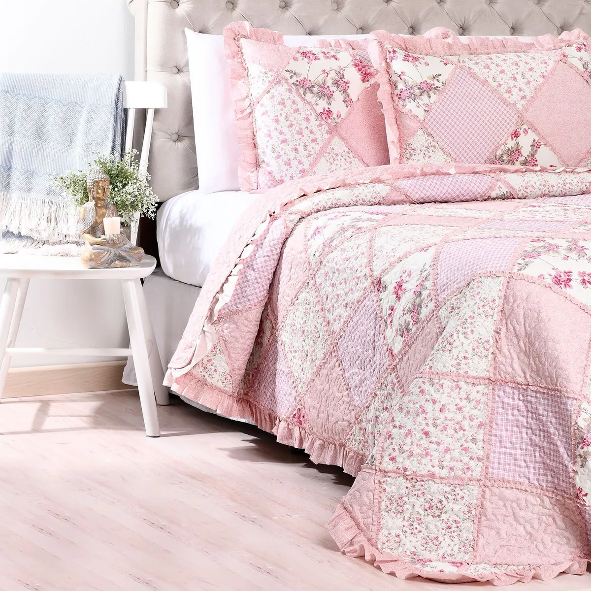 ROBERTA ALLEN - Cubrelecho Estampado de Poliéster 65 GSM Patch Roberta Allen