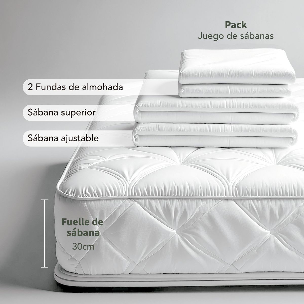 MICA - Sábanas de Algodón 180 Hilos Suave Mica . Juegos de Sábanas Estampadas para cama Sencillo, Doble, Queen y King