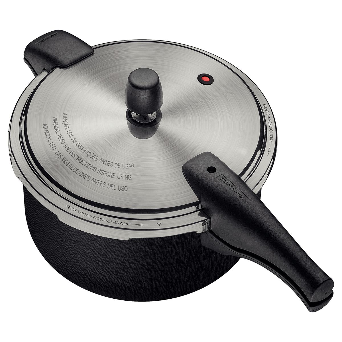 TRAMONTINA - Olla a presión Tramontina 6 litros Vancouver Efect Aluminio