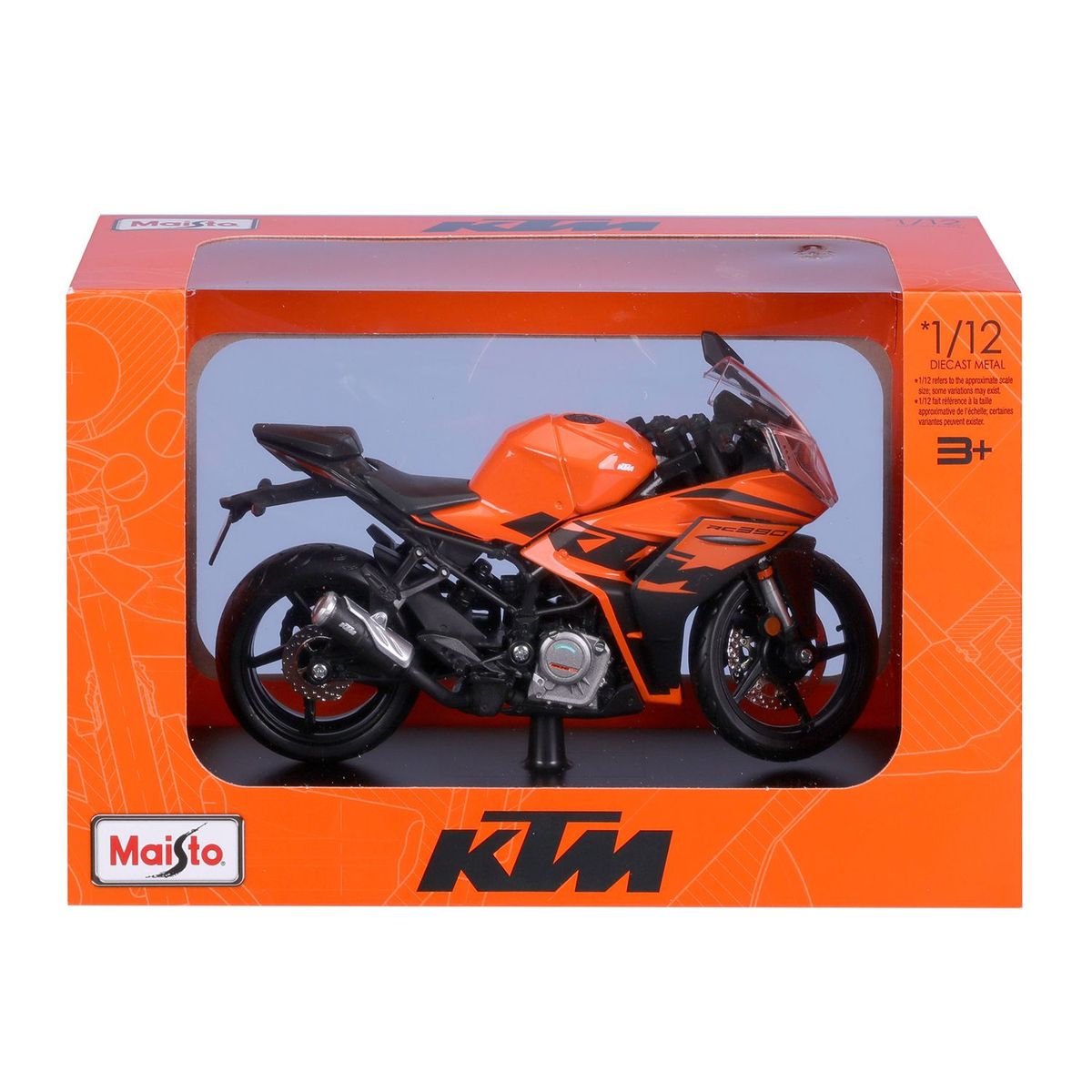 MAISTO - Moto coleccionable KTM RC 390 a escala, a partir de los 3 años