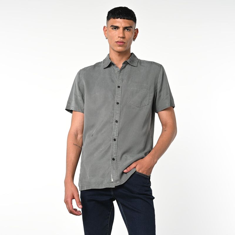 DENIMLAB - Camisa Hombre Manga corta Denimlab