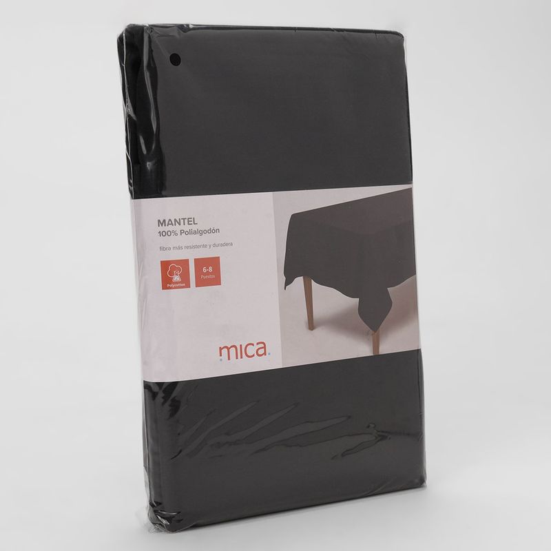 MICA - Mantel Anis Negro 150X210Cm