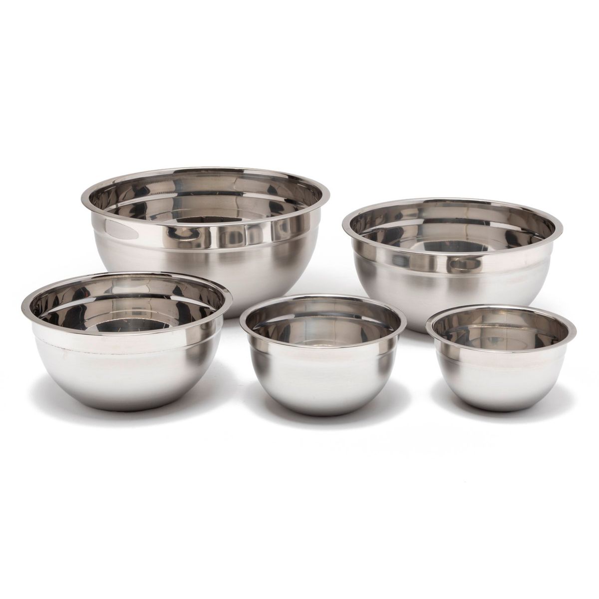 MICA - Set 5 Bowls Acero Inox