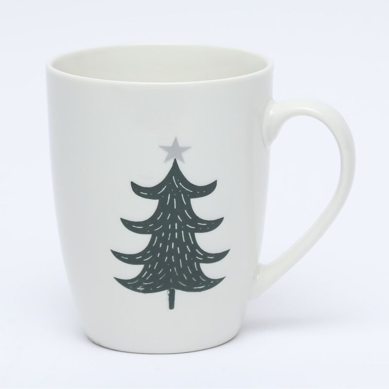 ROBERTA ALLEN - Mug Porcelana de hueso Navidad Blanco
