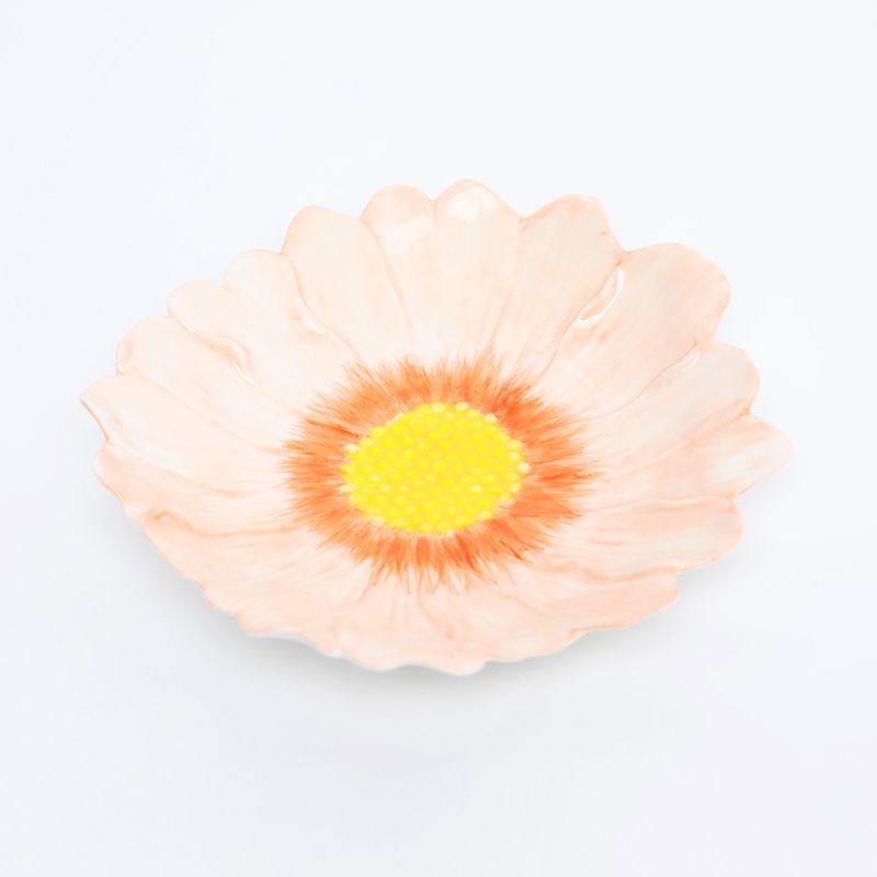 ROBERTA ALLEN - Plato de postre de Porcelana Flori Naif 20 x 22 cm