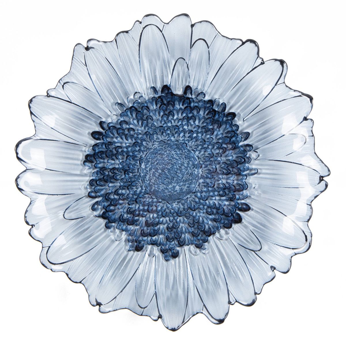 ROBERTA ALLEN - Platos de ensalada Vidrio 21Cm Vidrio Flori Naif Azul