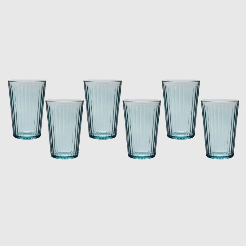 MICA - Vaso de vidrio corto MICA: 6 piezas