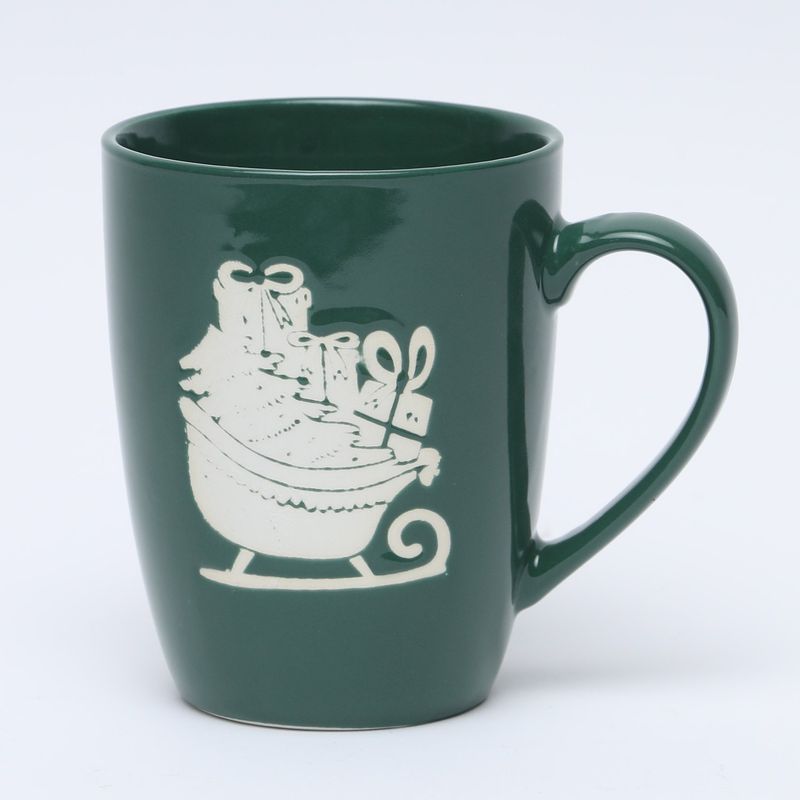 ROBERTA ALLEN - Mug Porcelana de hueso Navidad Verde