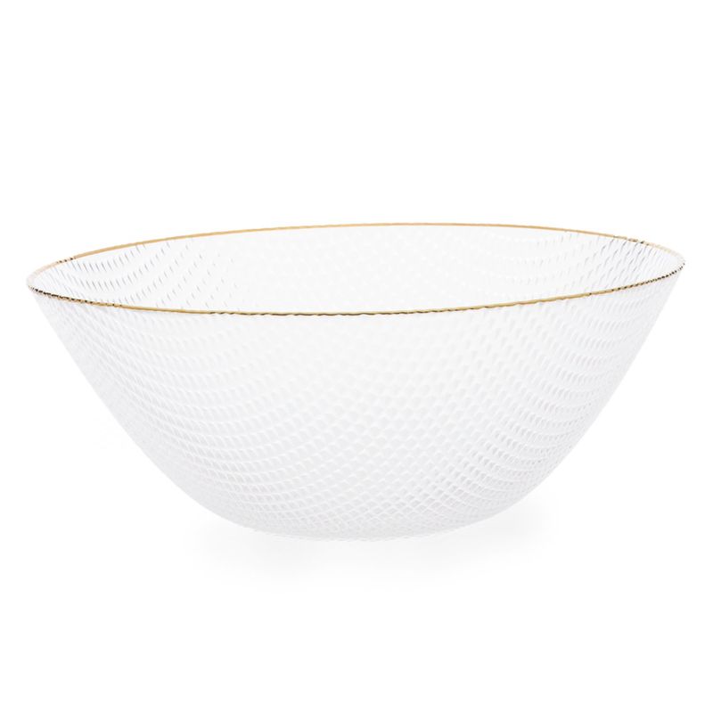  - Ensaladera 26X9.3Cm Panal Dorado