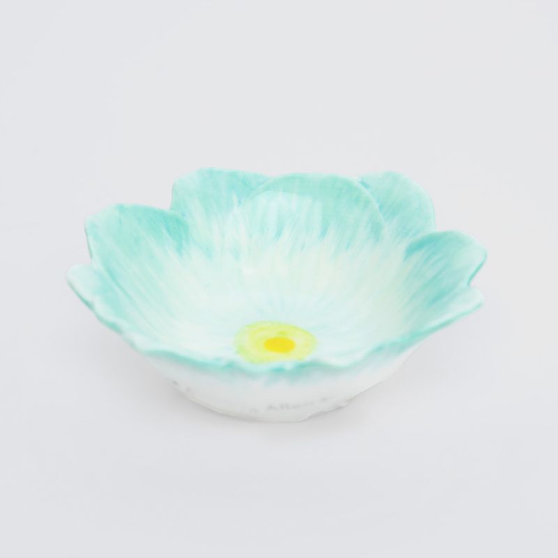 ROBERTA ALLEN - Bowl Gres 9.5Cm Flori Naif Turquesa