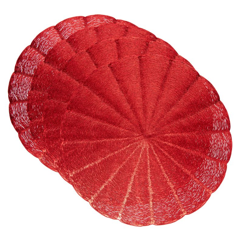 ROBERTA ALLEN - Set de individuales PVC 4 Unidades Rojo