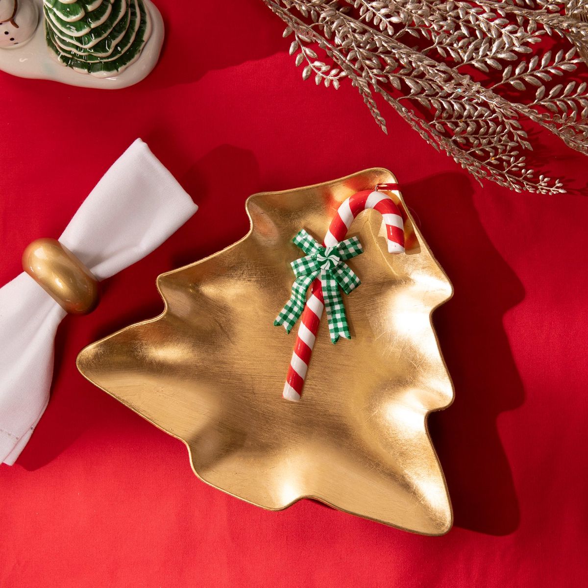 ROBERTA ALLEN - Plato Fuente 26 cm Mesa de Navidad Roberta Allen